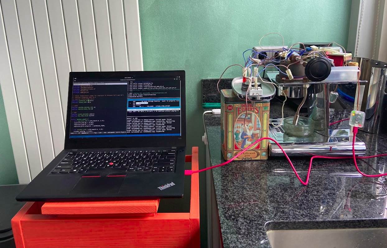 Tweaking the PID control while running the machine